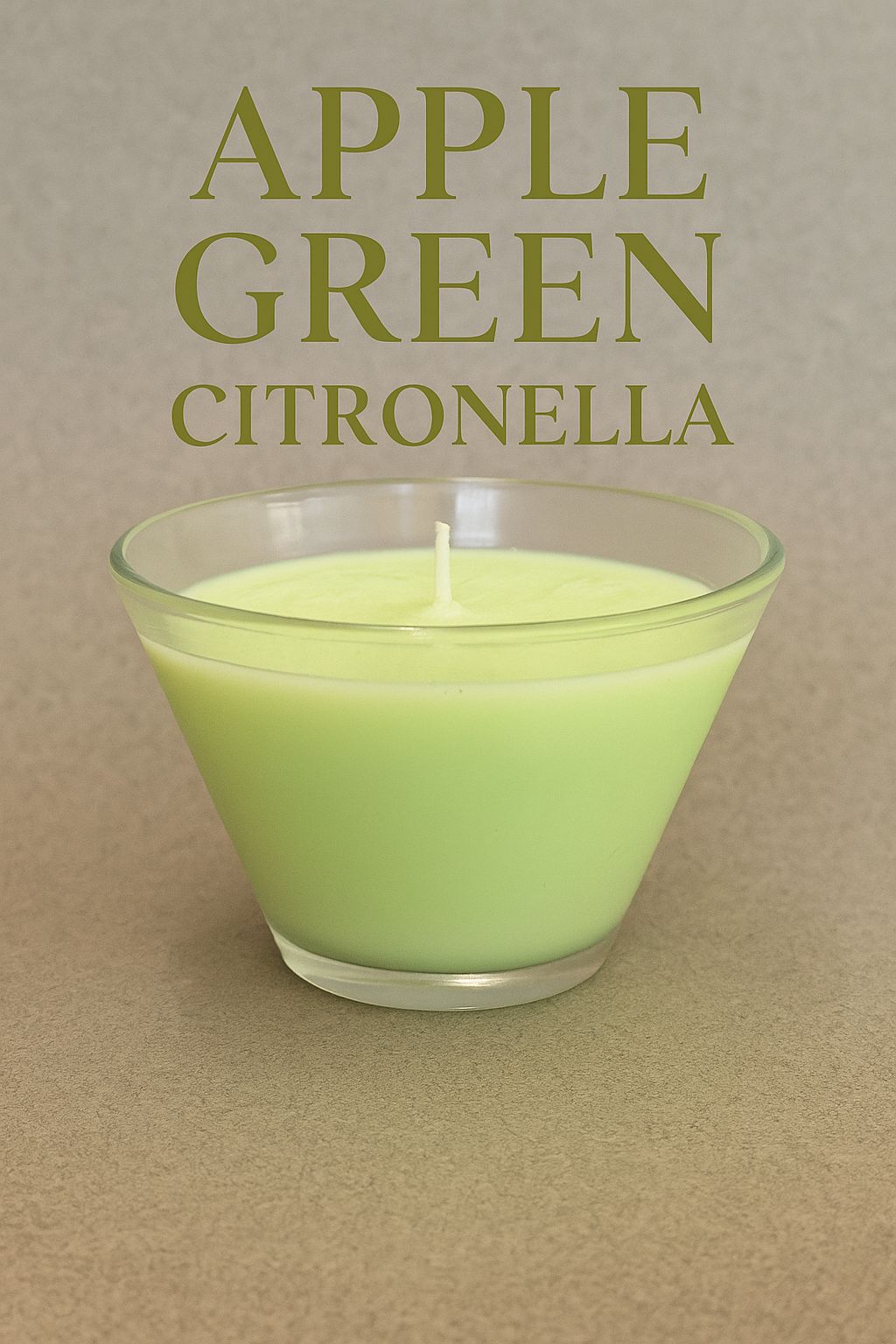 Luve - Large Shot Candel - "Citronella"