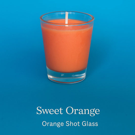 Luve - Small Shot Candel - "Sweet Orange"