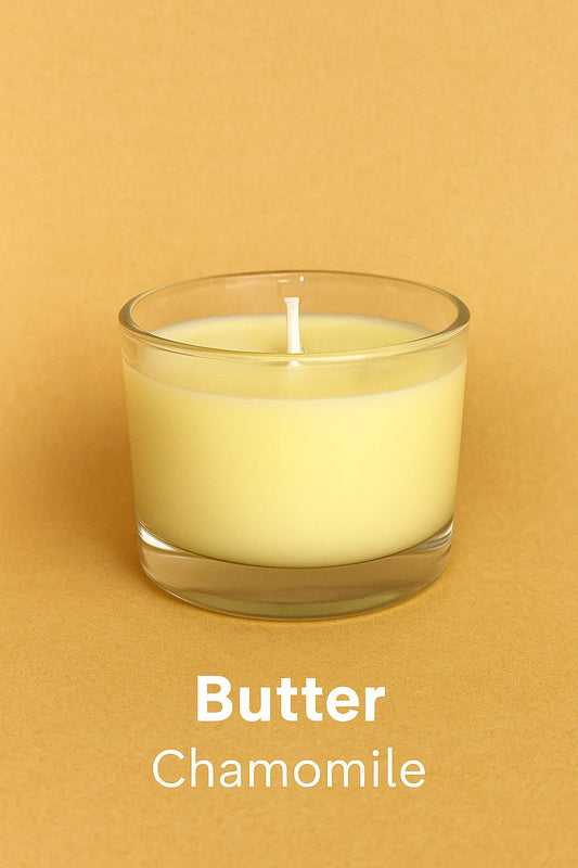 Luve - Short Cylndre Candel - "Chamomile"