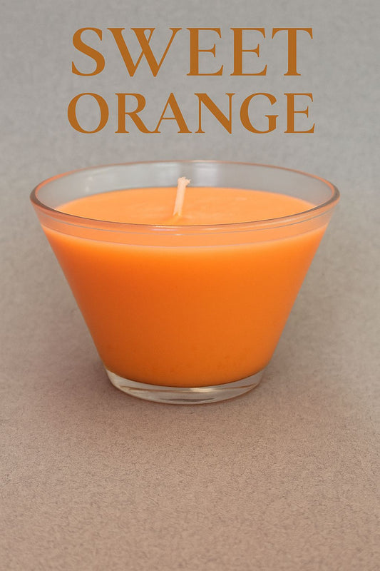 Luve - Large Shot Candel - "Sweet Orange"